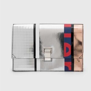 Proenza Schouler Metallic clutch from fall 2017 collection